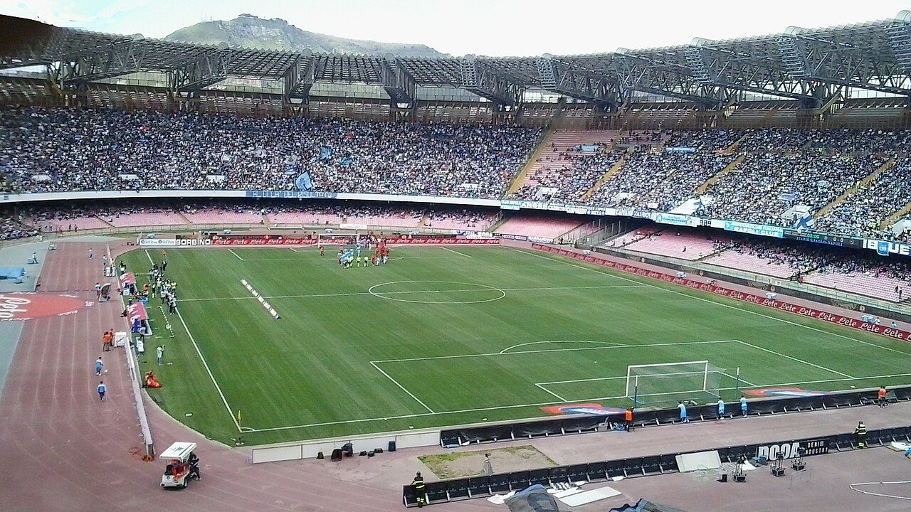 Lo stadio Diego Armando Maradona di Napoli