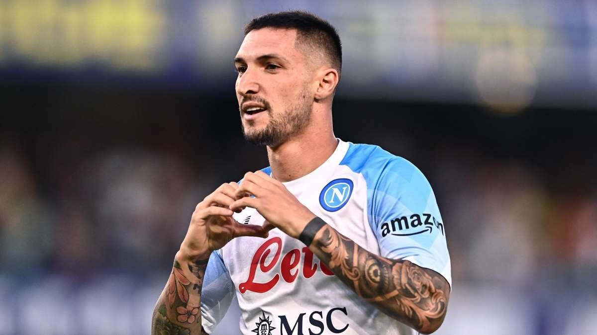 Politano con la maglia del SSC Napoli