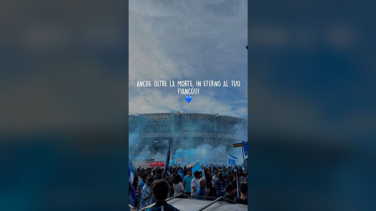 #napoli #stadio #napolilove #forever #napoliunicoamore #calcio #frasi Naples, Napoli