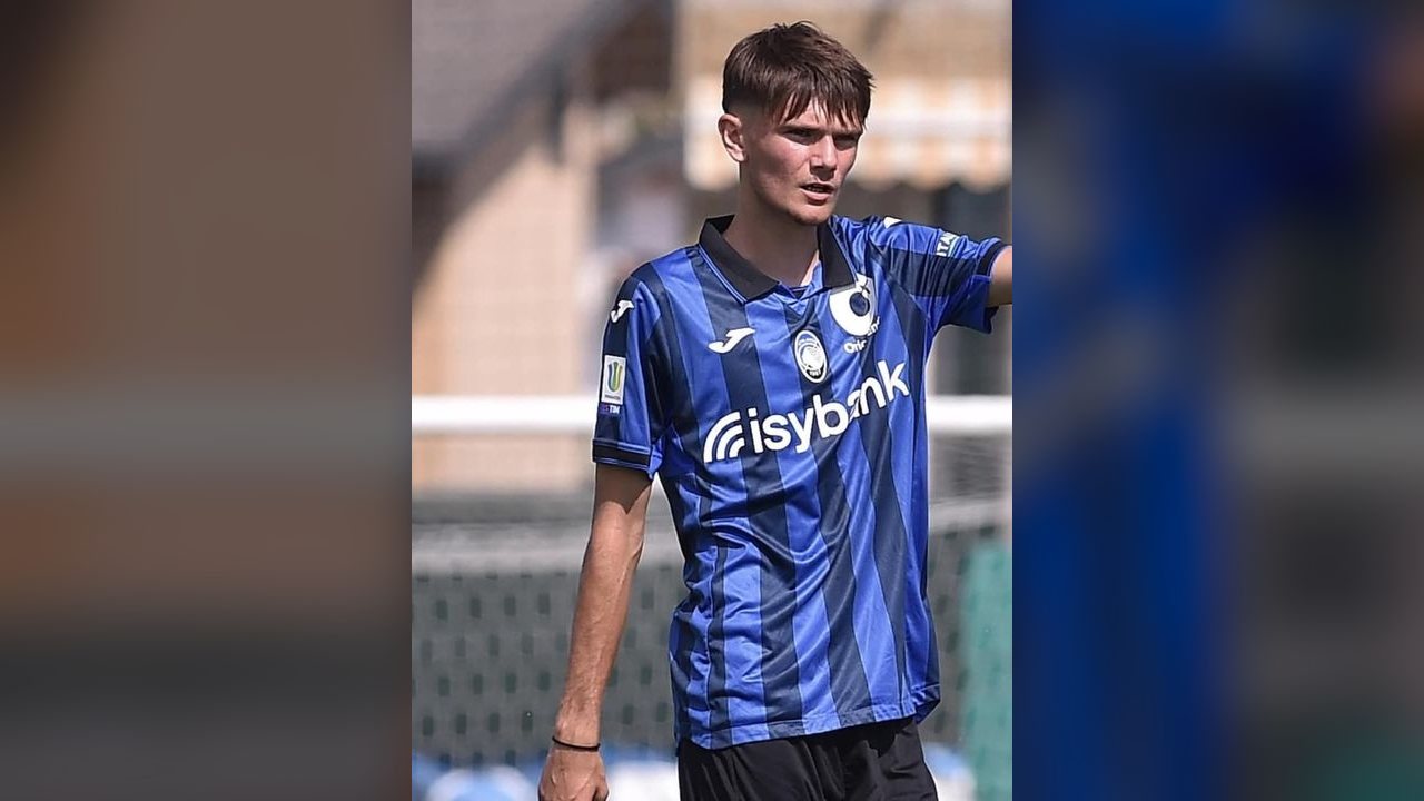 Riccio con la maglia del Napoli