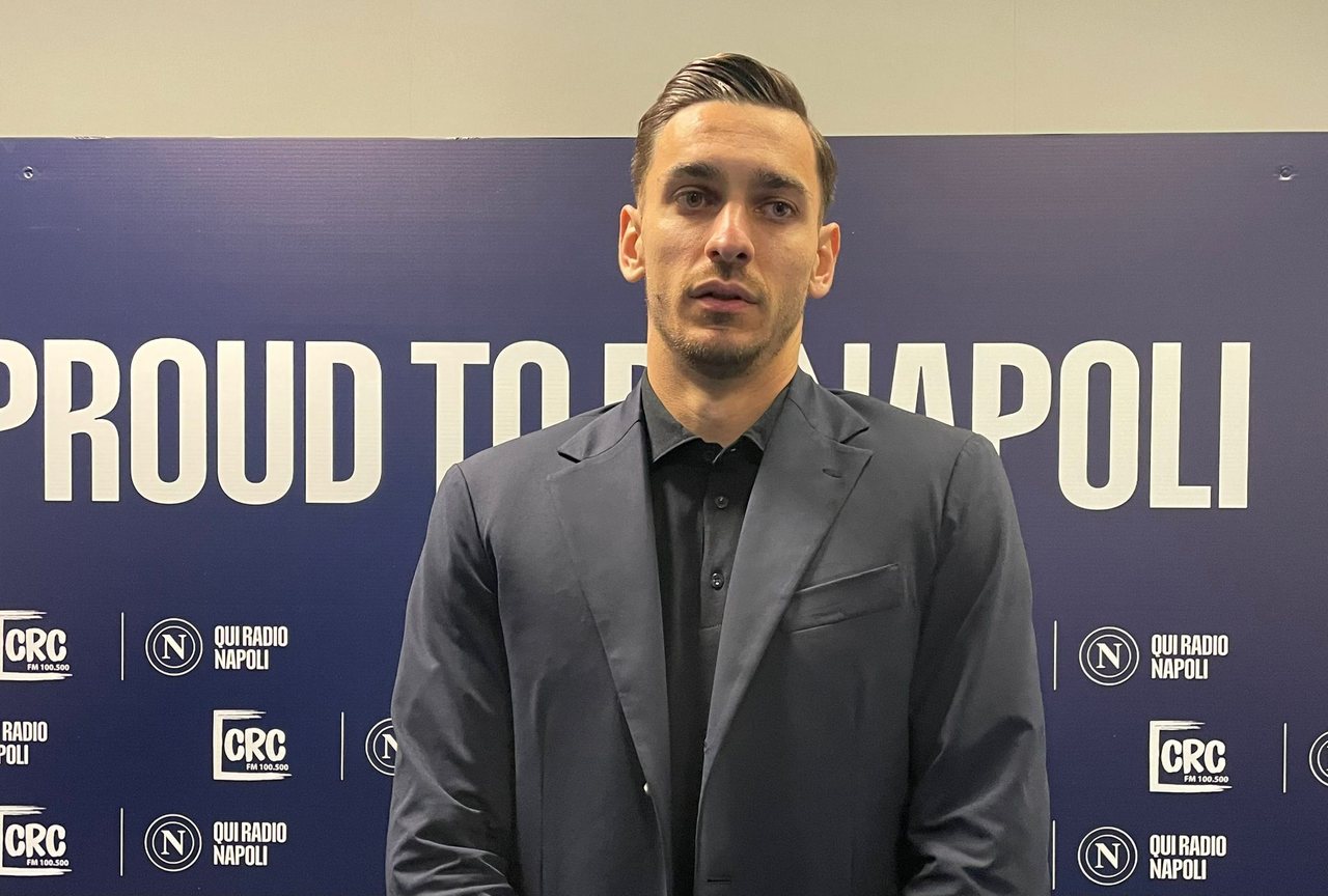 Meret con la maglia del SSC Napoli