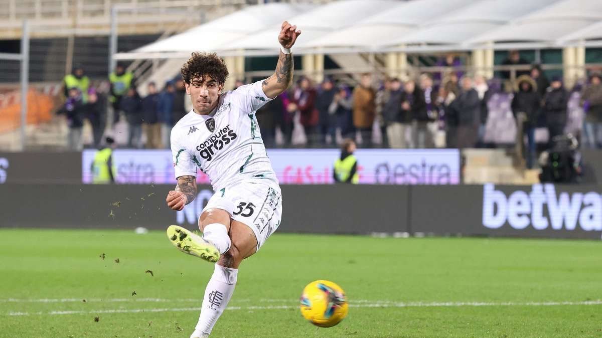 Marianucci con la maglia del Napoli