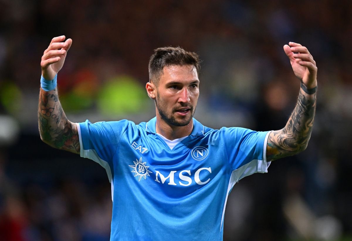 Politano con la maglia del SSC Napoli