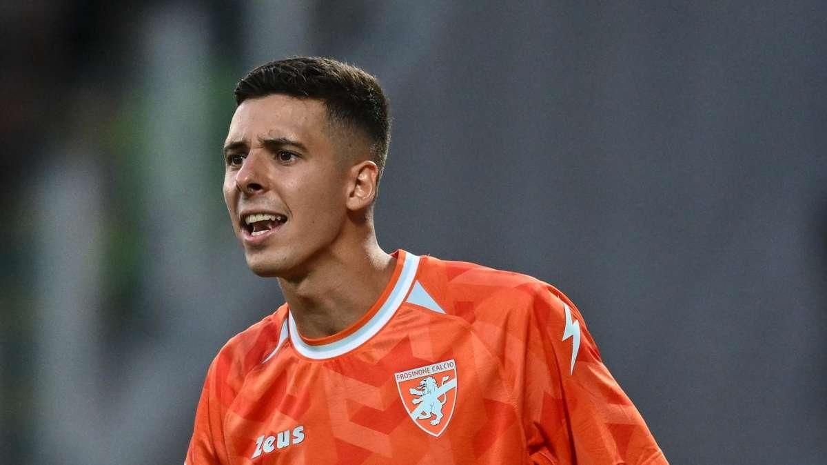 Palmisani con la maglia del Frosinone