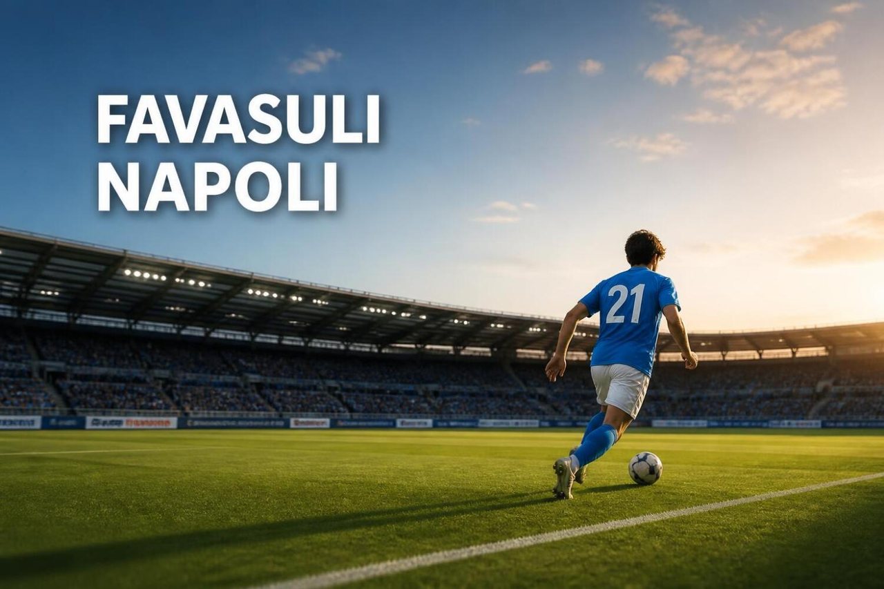 Favasuli con la maglia del SSC Napoli
