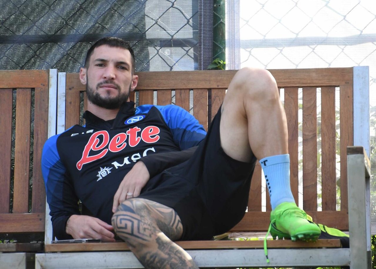 Politano con la maglia del SSC Napoli
