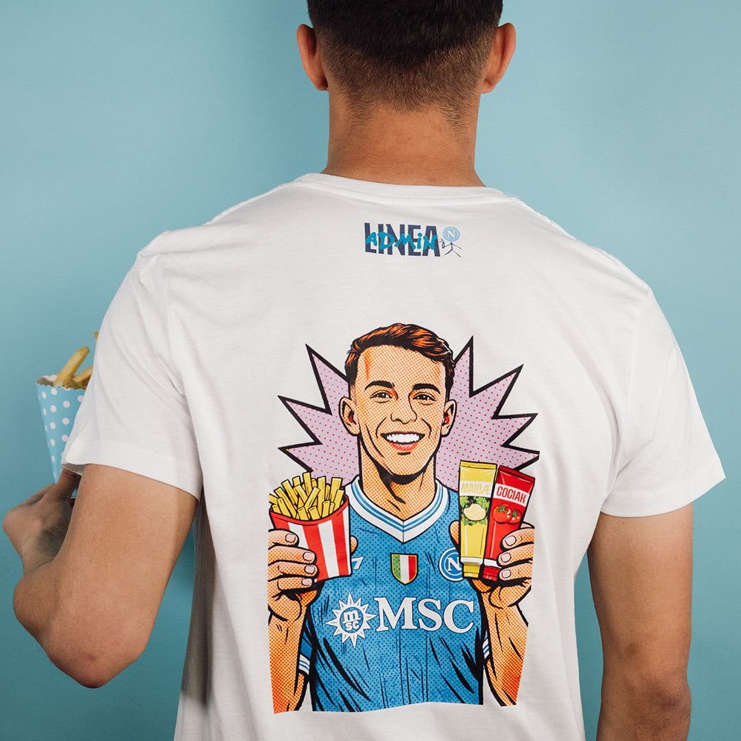 Giovane con la maglia del SSC Napoli