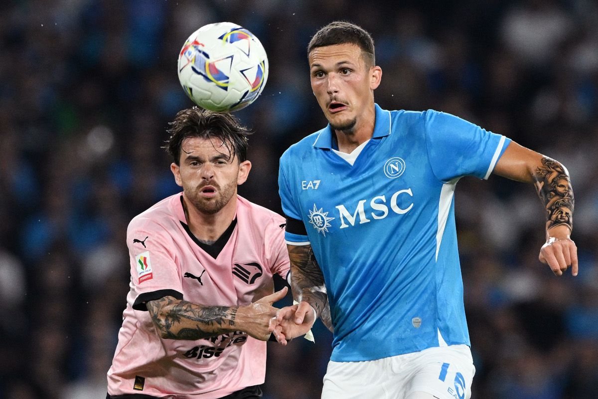 Marín con la maglia del SSC Napoli