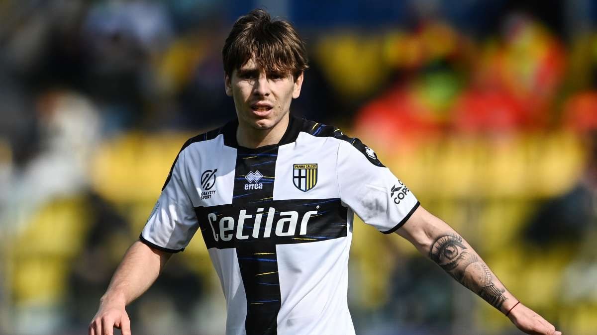 Bernabé con la maglia del Parma