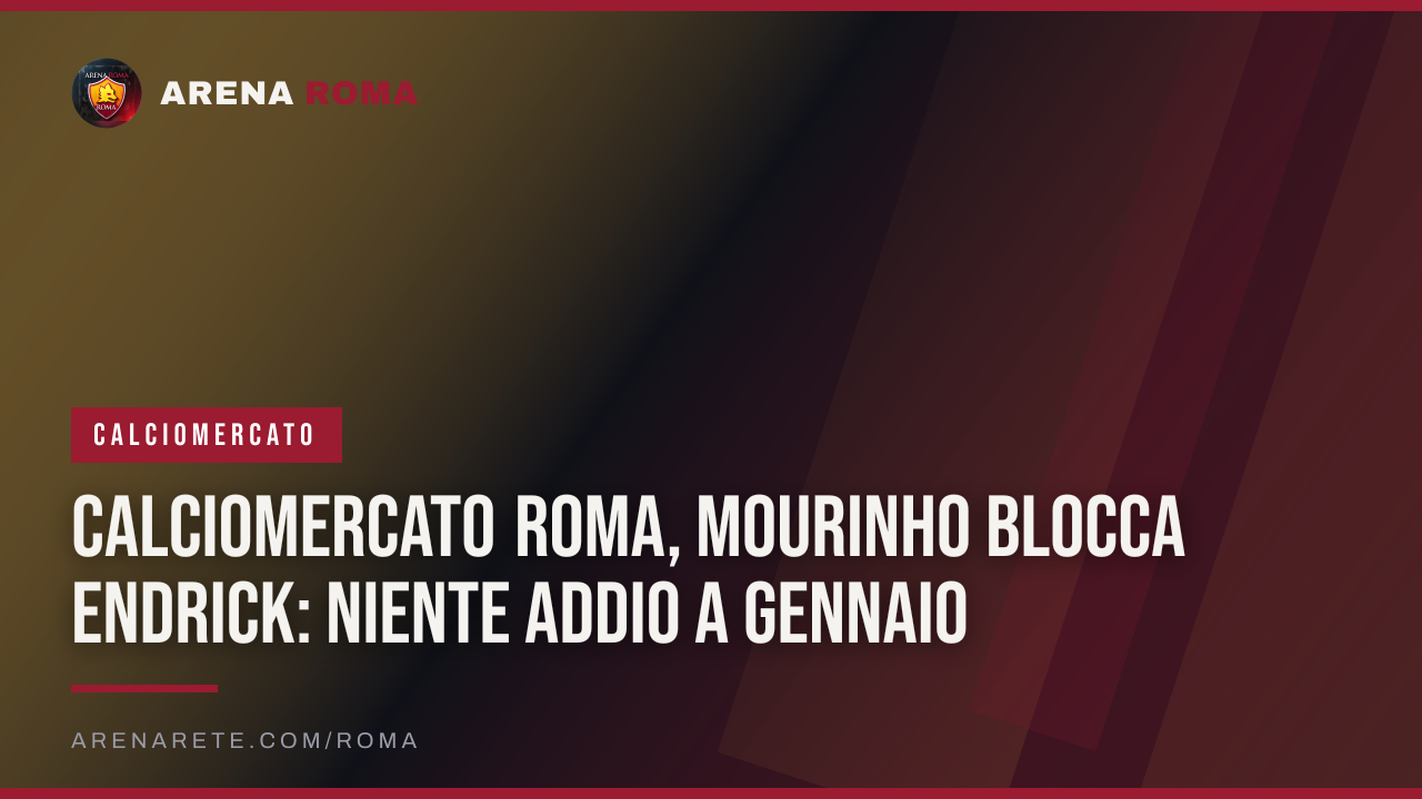 Calciomercato Roma, Mourinho blocca Endrick: niente addio a gennaio