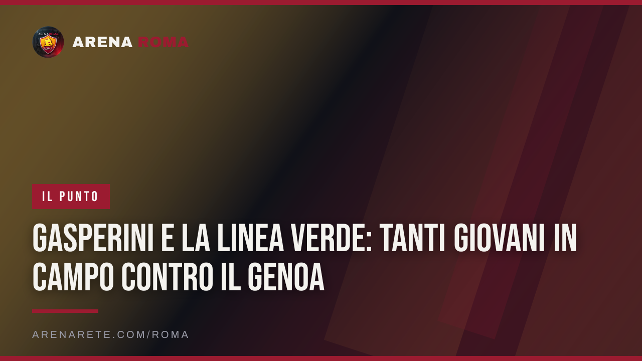 Gasperini e la linea verde: tanti giovani in campo contro il Genoa