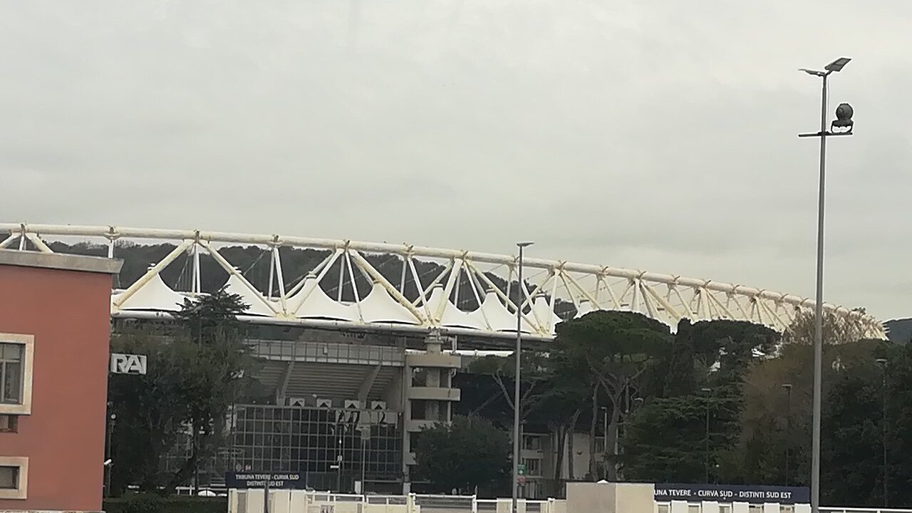 Scorcio dello stadio olimpico Roma
