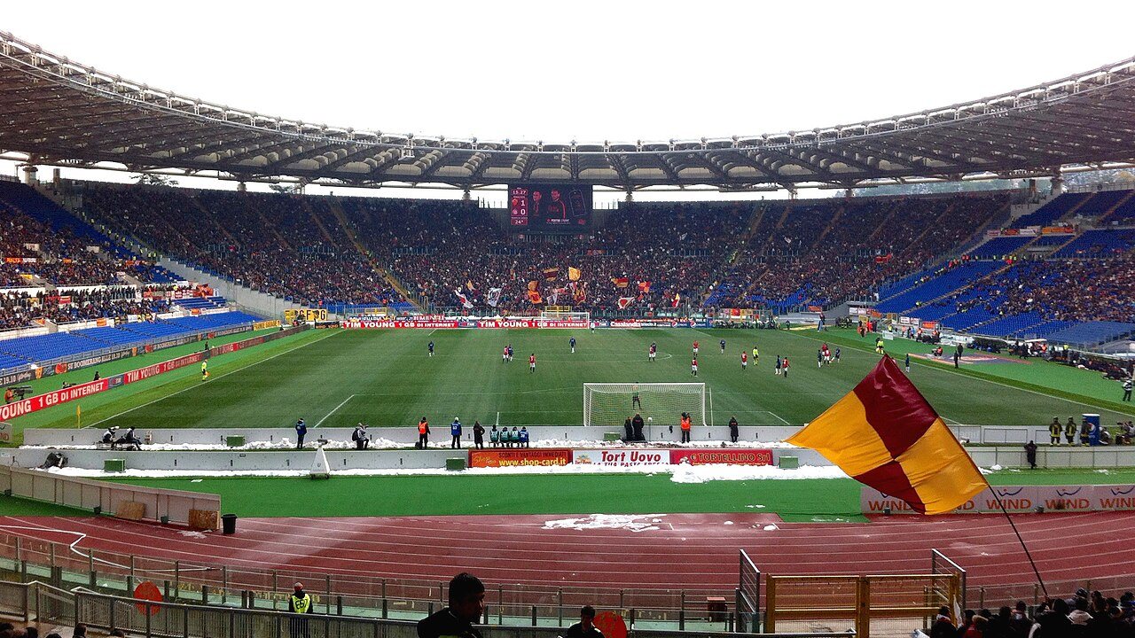 Lo stadio Olimpico di Roma