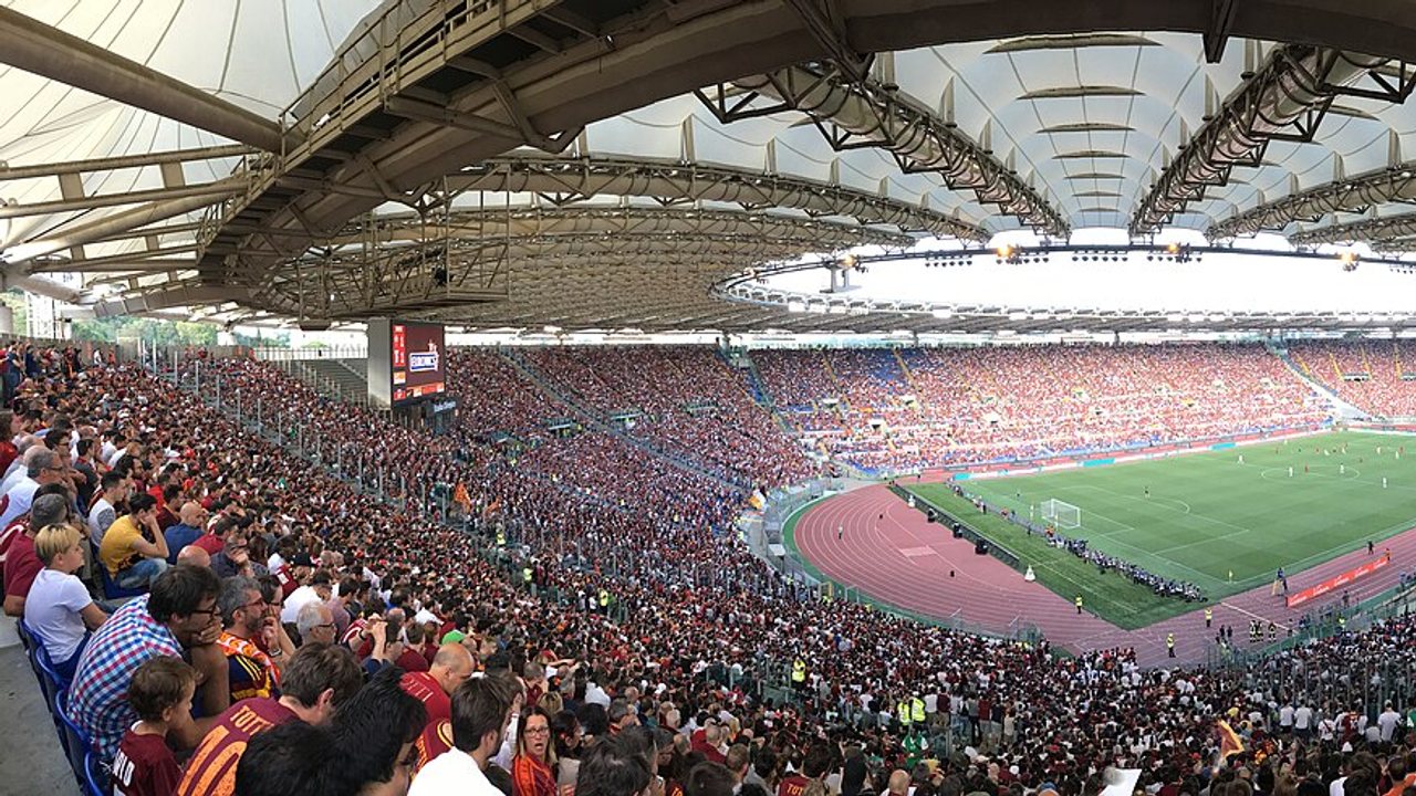 Lo stadio Olimpico di Roma