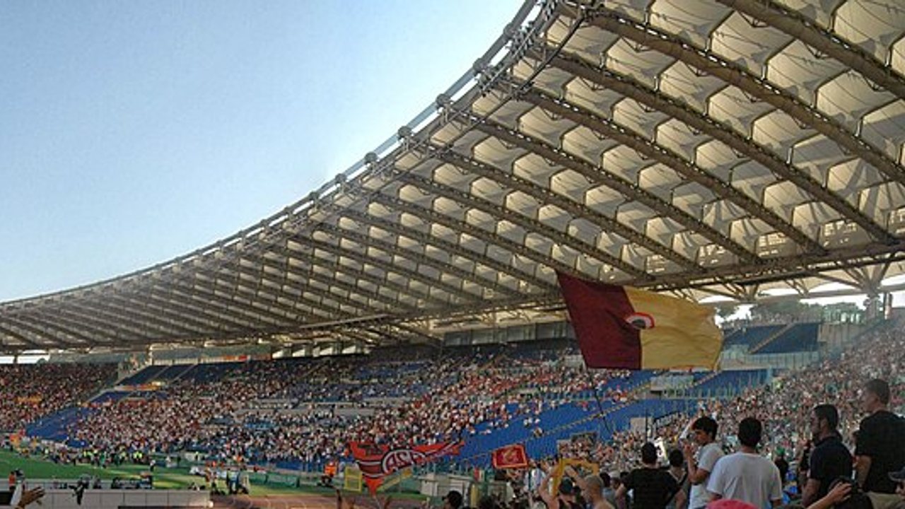 Lo stadio Olimpico di Roma