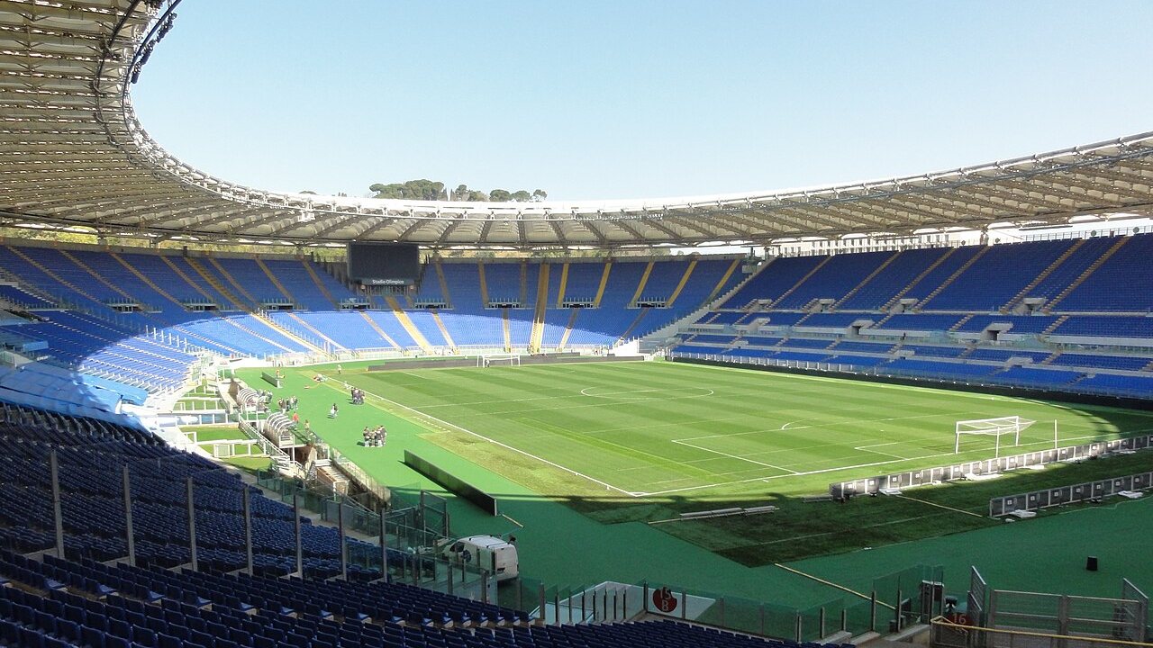 Lo stadio Olimpico di Roma