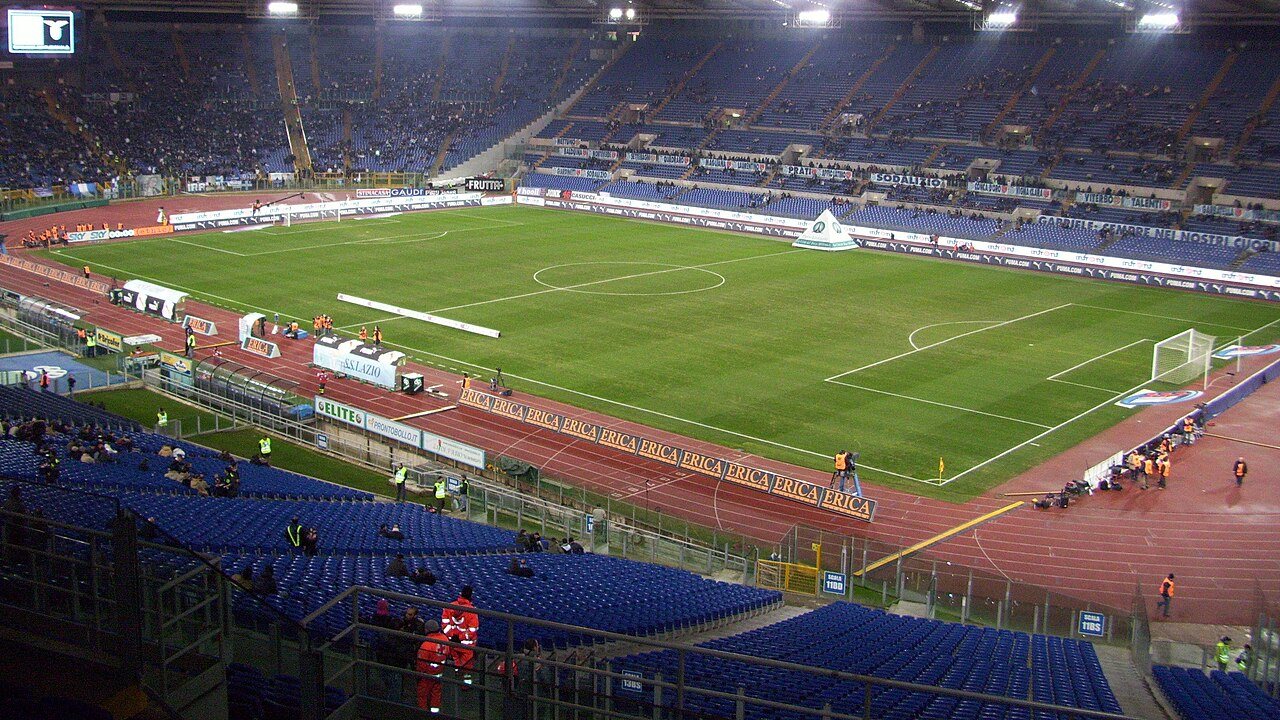 Lo stadio Olimpico di Roma