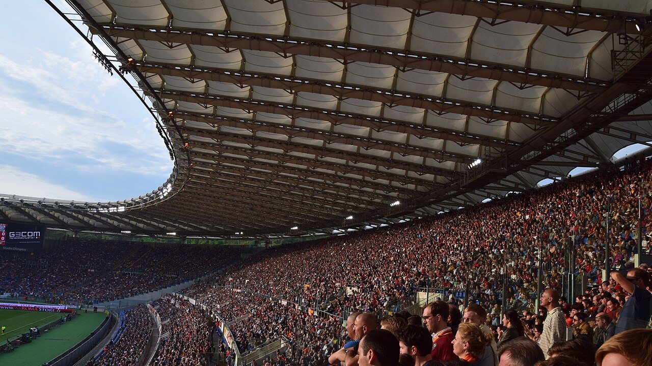 Lo stadio Olimpico di Roma