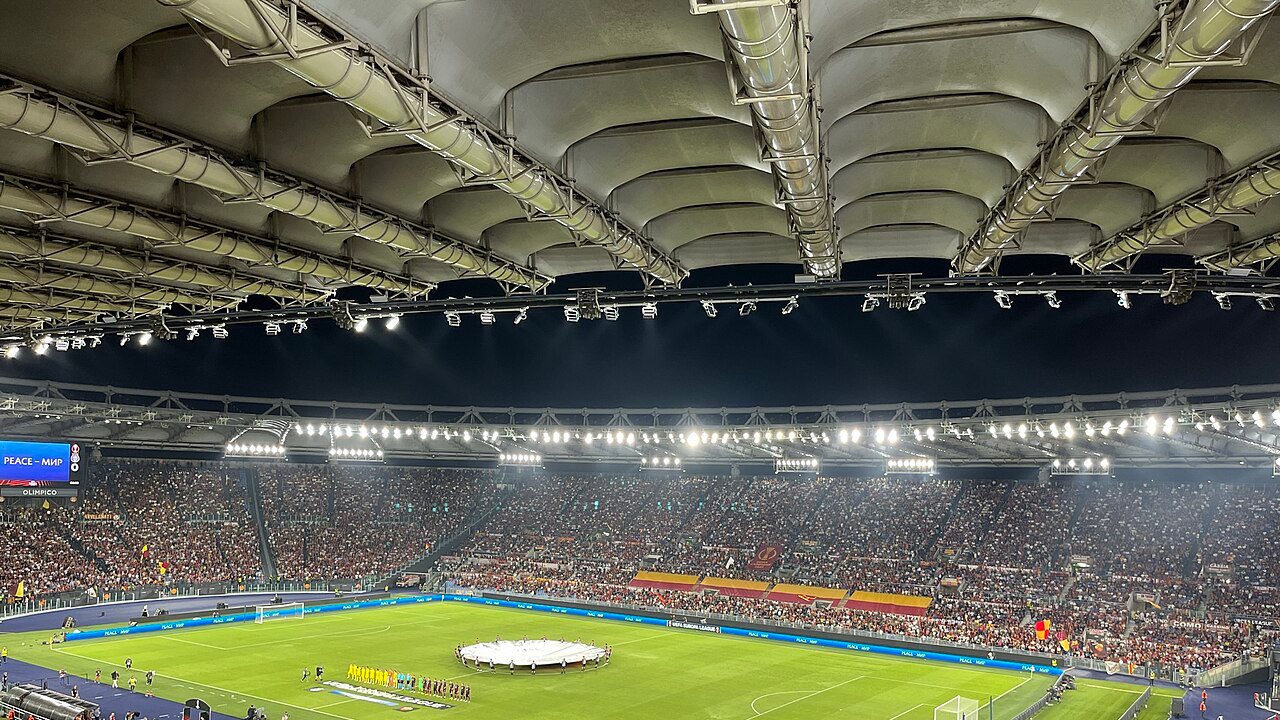 Lo stadio Olimpico di Roma