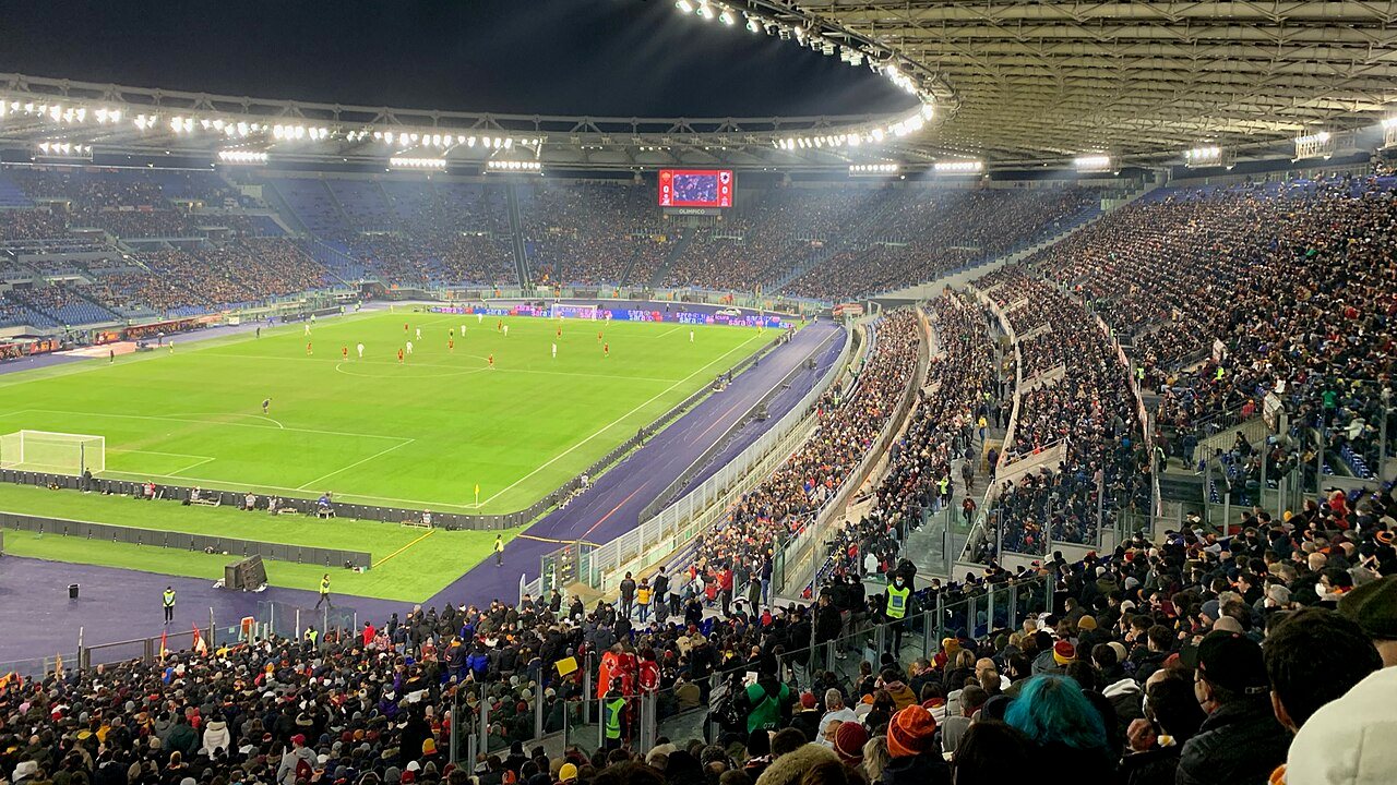 Lo stadio Olimpico di Roma
