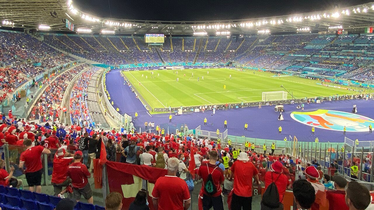 Lo stadio Olimpico di Roma