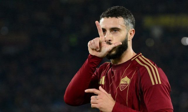 Hermoso con la maglia del AS Roma