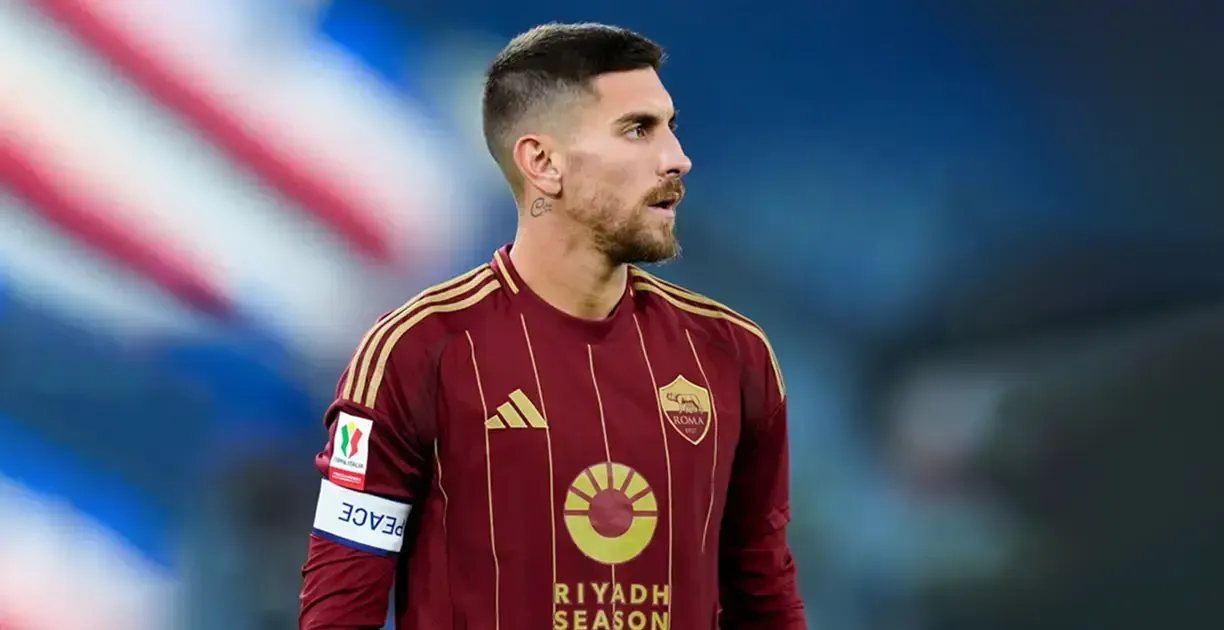 Pellegrini con la maglia del AS Roma
