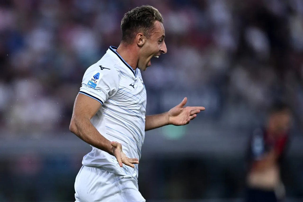 Frattesi con la maglia del Lazio