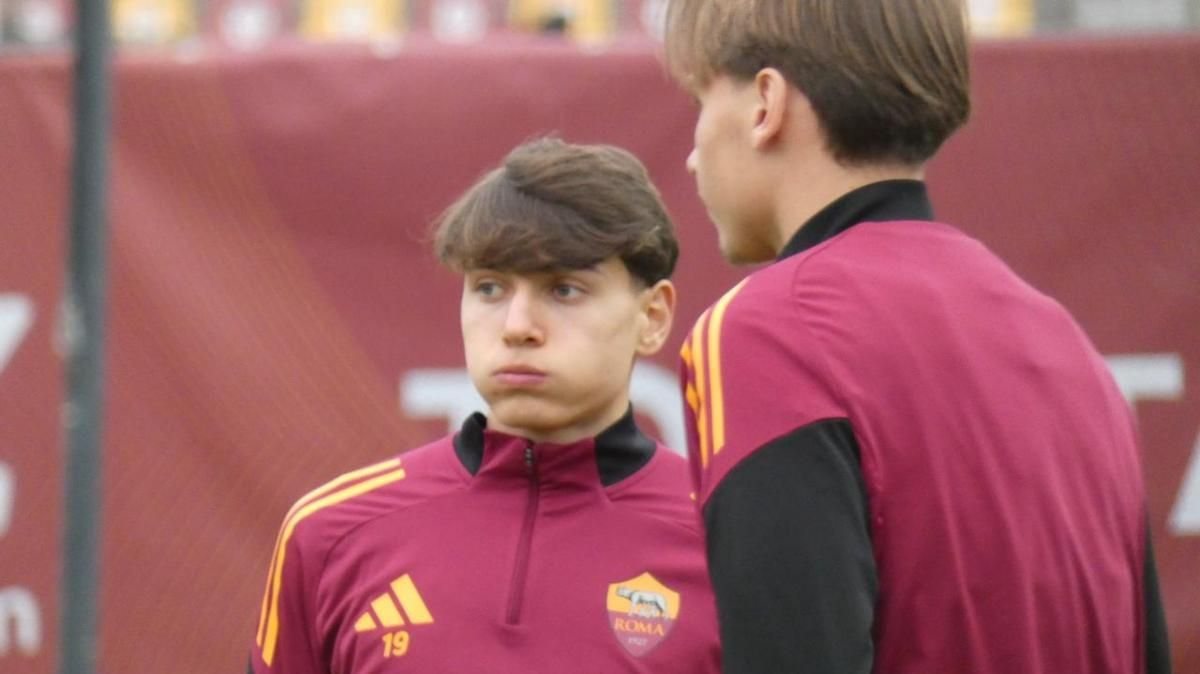 Morucci con la maglia del Roma