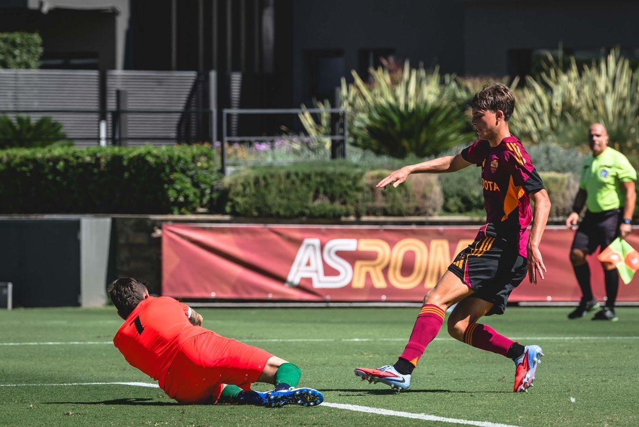 Paratici con la maglia del AS Roma