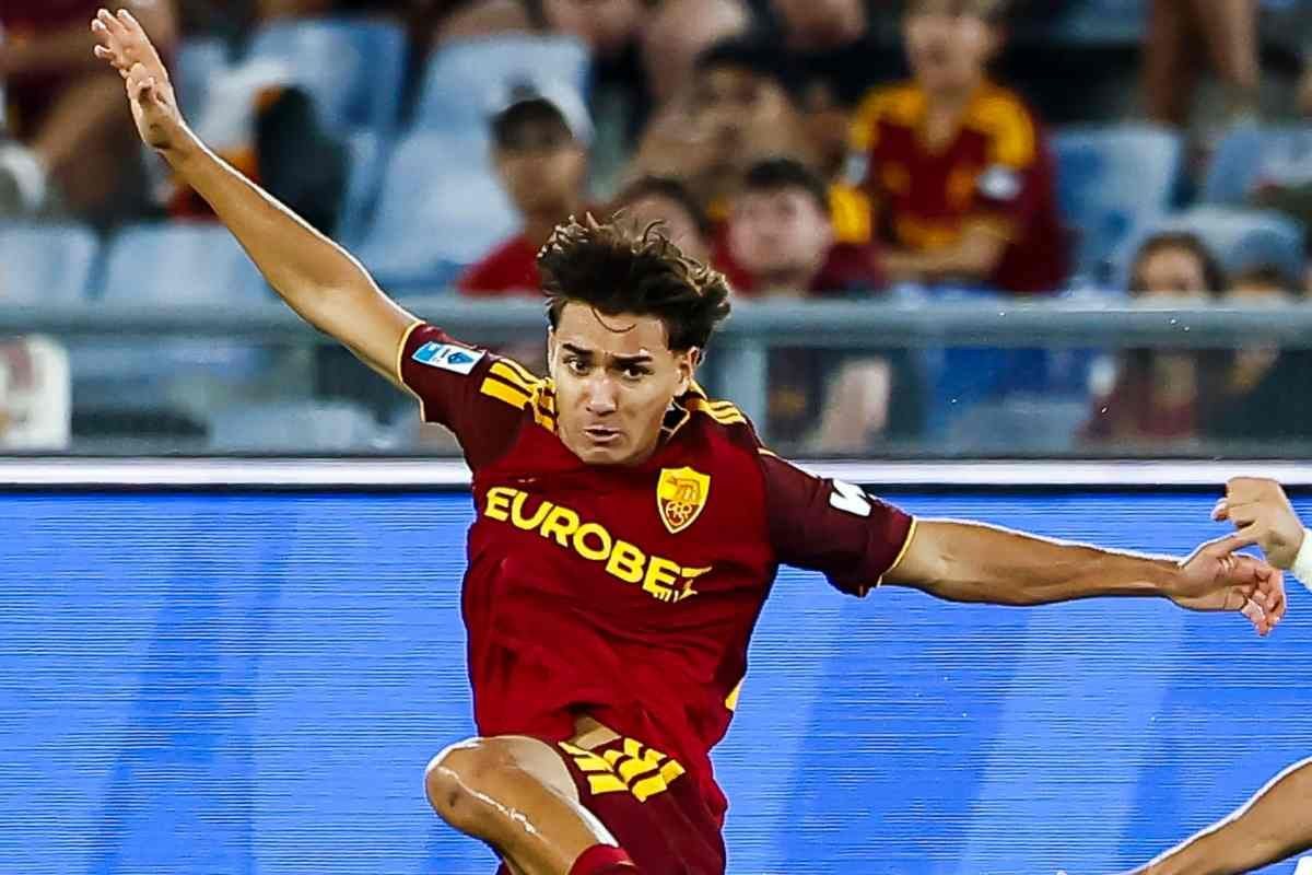 Lulli con la maglia del AS Roma