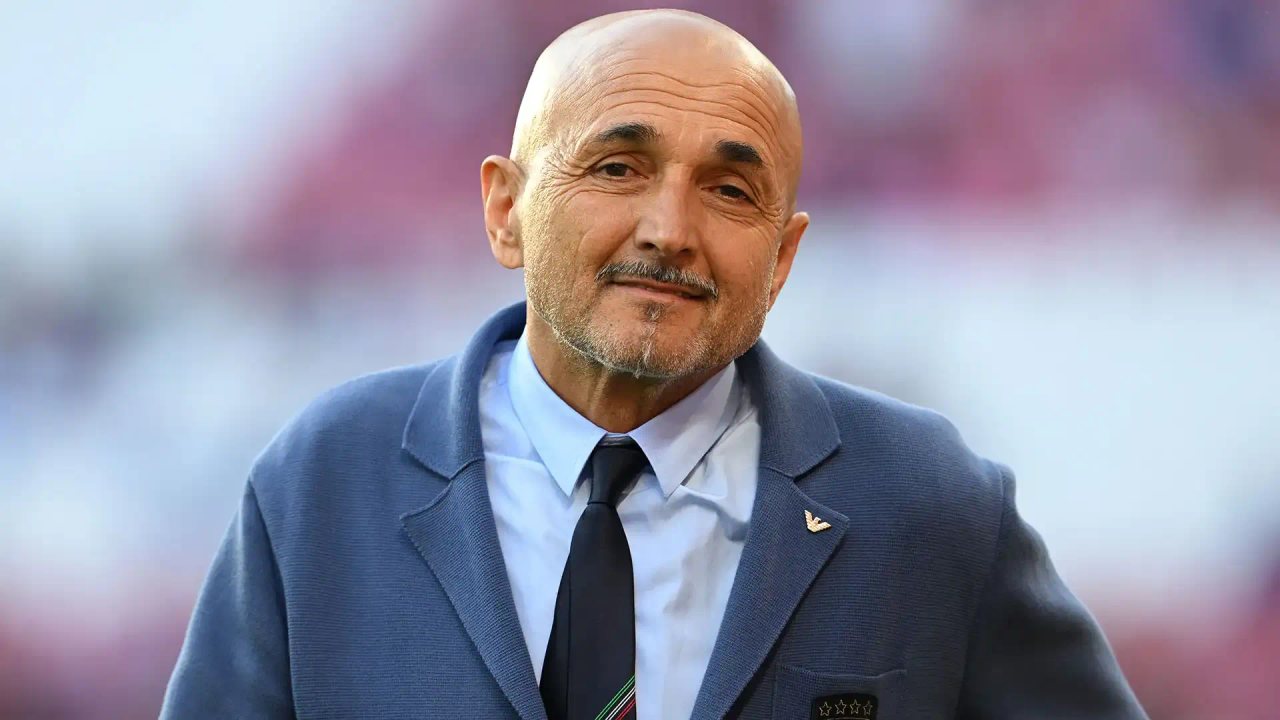 Spalletti con la maglia del Juventus