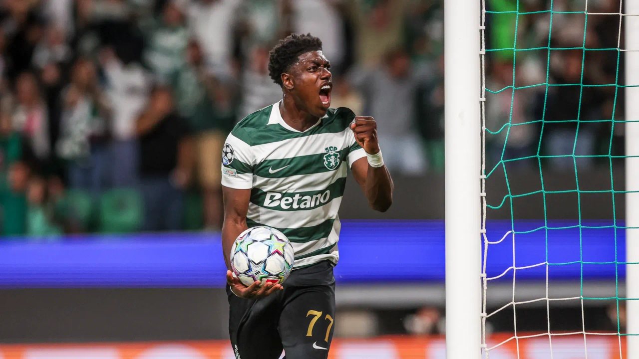 Doumbia con la maglia del Sporting CP